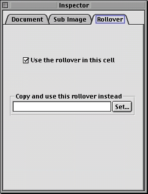 Rollover Inspector Panel