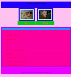 Library Tree TOC with DIVs with background colors